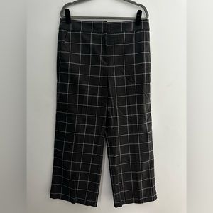 Loft Outlet wide leg plaid pant, size 12